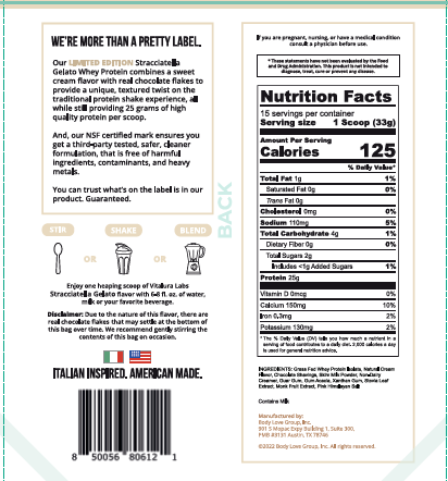 Grass Fed Whey Stracciatella - 15 servings